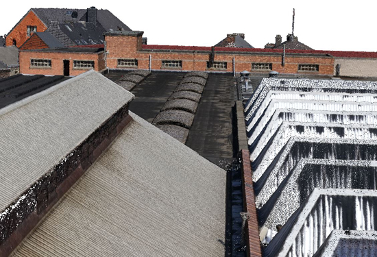 3D mesh van daken
