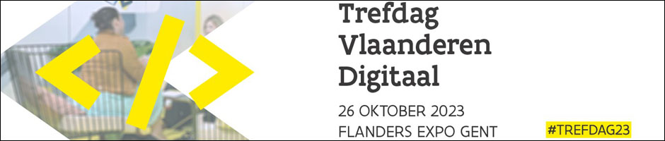 Trefdag Vlaanderen Digitaal op 26 oktober 2023
