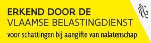 Label van de Vlaamse Belastingdienst - Teccon is erkend voor schatting van nalatenschap