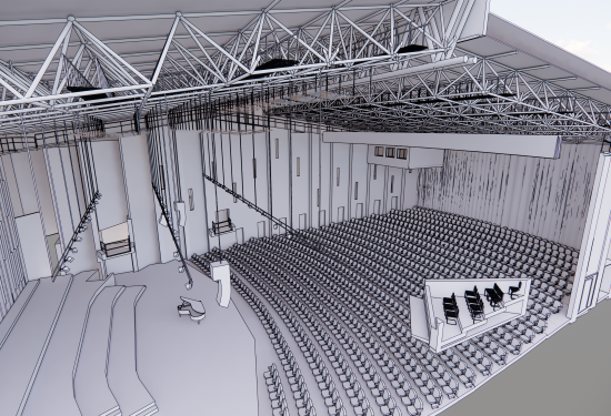 BIM model voor akoestische studie